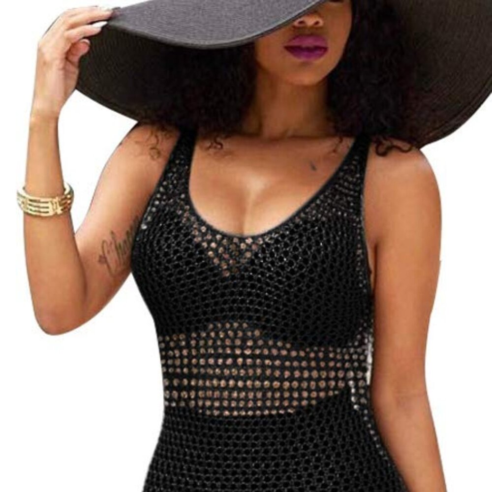 Women Swimsuit Crochet Swim Cover Up